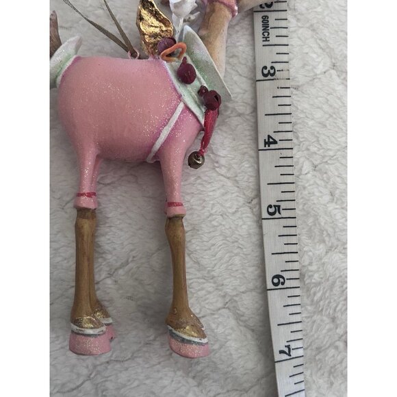 Patience Brewster Krinkles Ornament DASHAWAY CUPID Reindeer 08-30235 w/ box - Picture 8 of 8